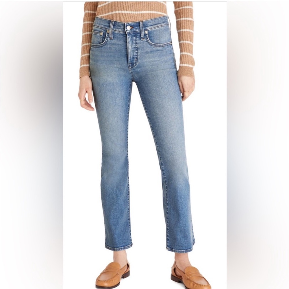 Madewell Kick Out Crop Mid Rise Jeans
